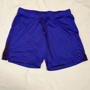 Reebok Men's Vibrant Blue Athletic Shorts